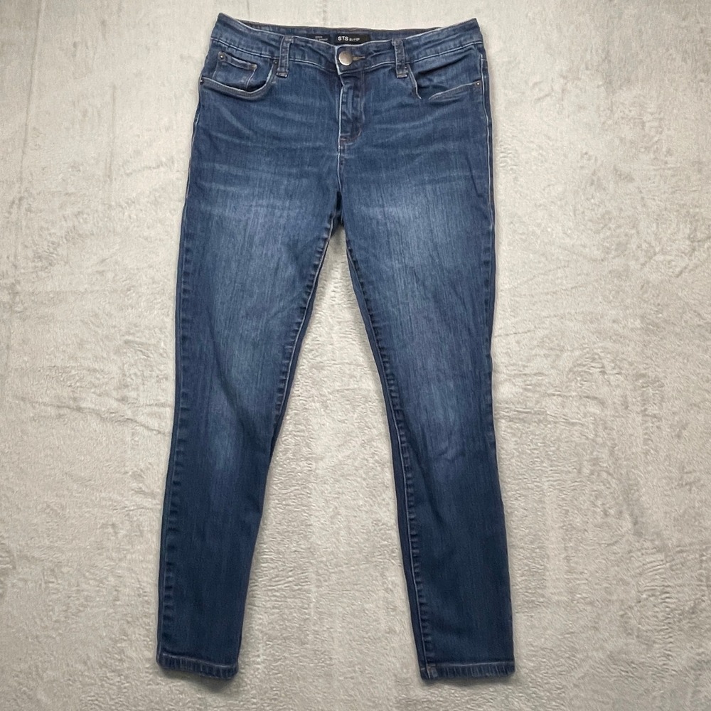 STS Blue Emma Ankle Skinny Jeans Womens 28 Blue Medium Wash Stretch Denim